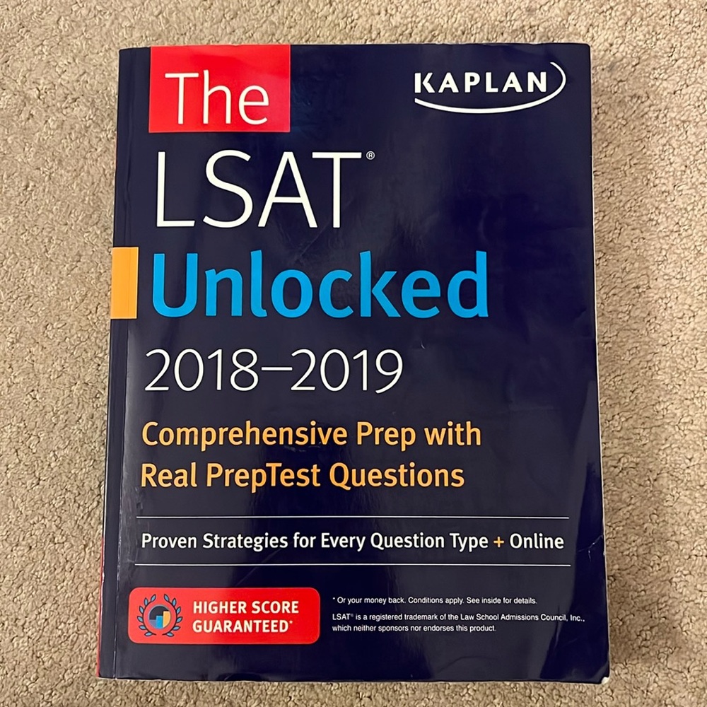 Kaplan LSAT unlocked book